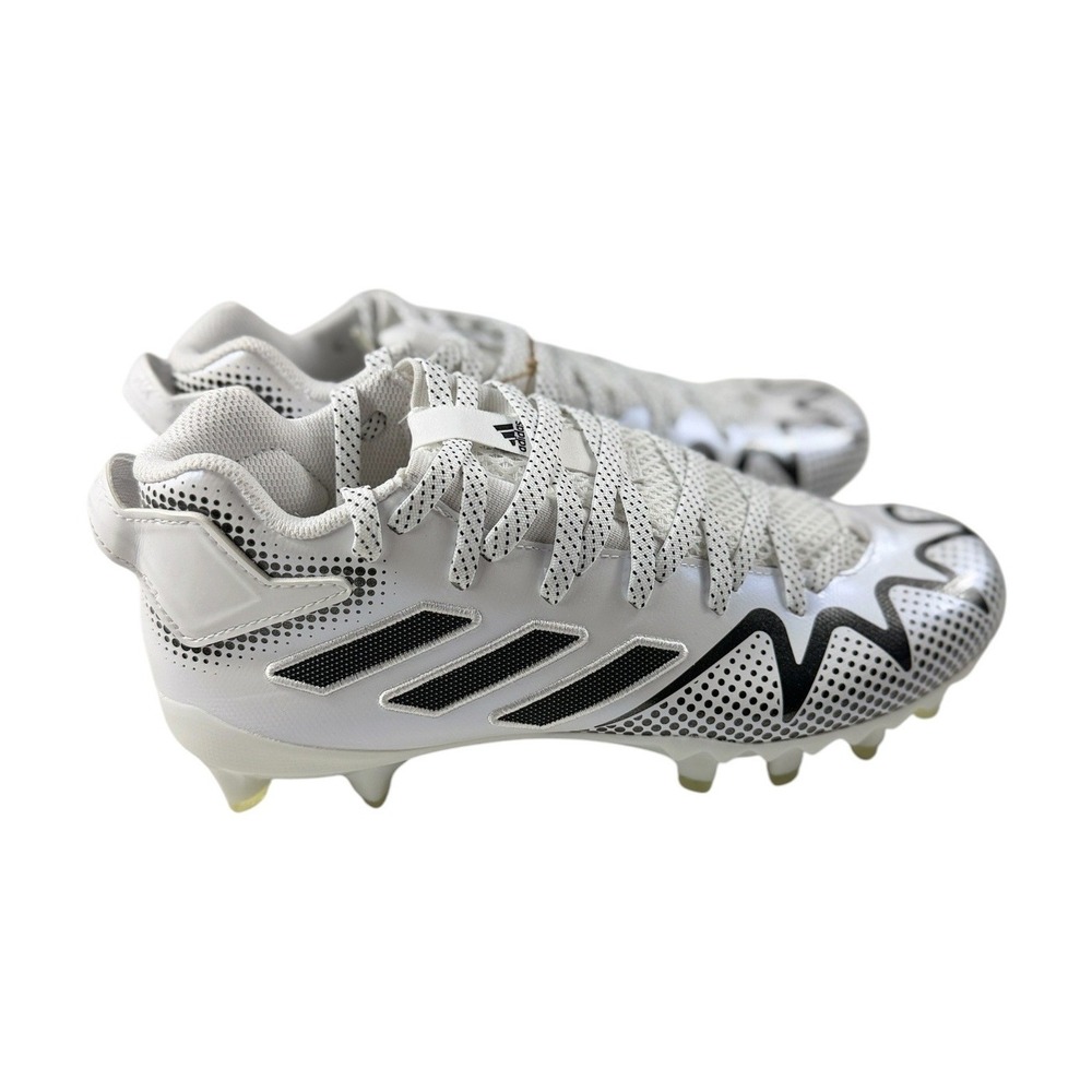 Adidas Freak 22 Team Football Cleats White‎ Black GX4066 Mens Size 8 NEW